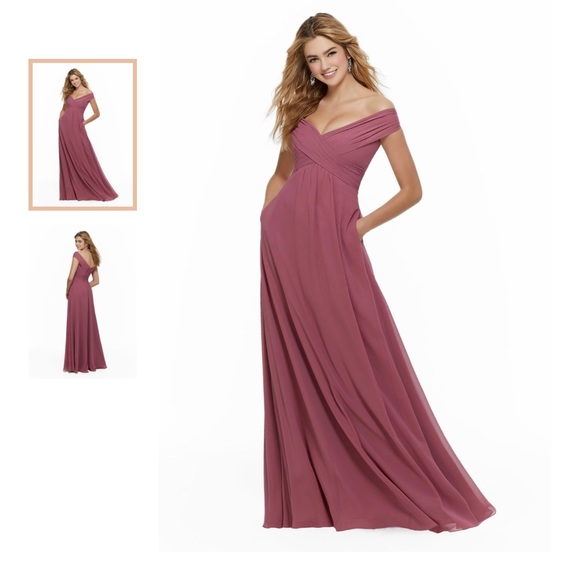 NWOT Morilee size 2 bridesmaid dress in colour French Lilac - Picture 3 of 4